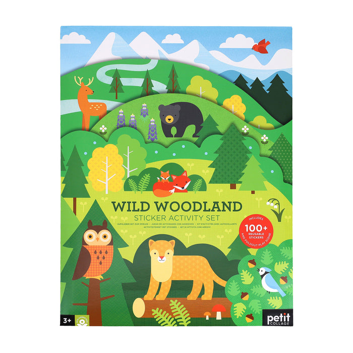 Petit Collage Sticker Activity Set: Wild Woodland Multi-Coloured