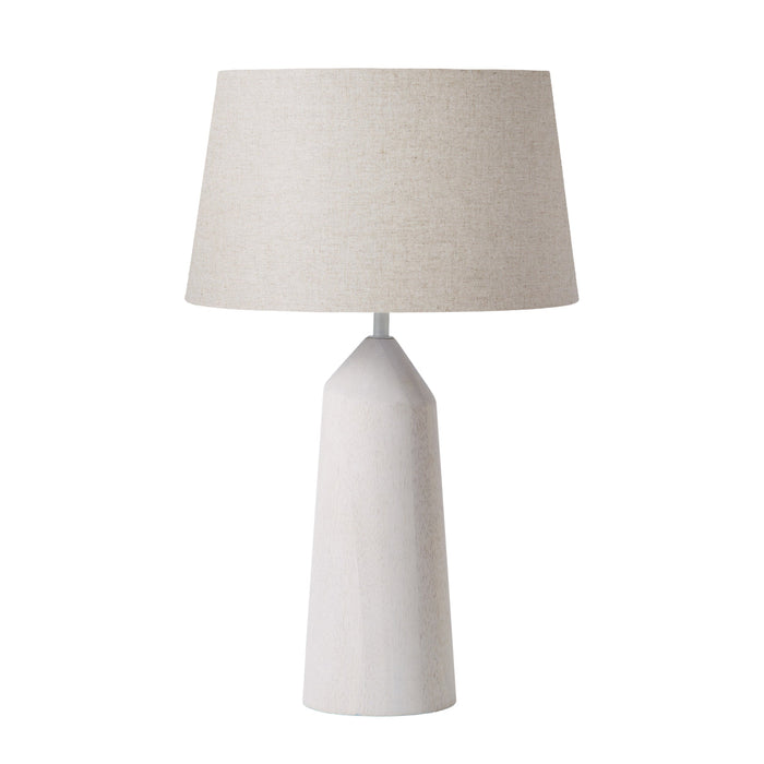 Amalfi Wyoming Table Lamp White & Taupe
