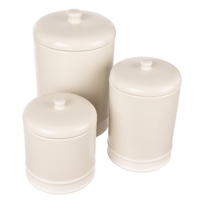 Davis & Waddell Darley Canister 3pcs Set Cream