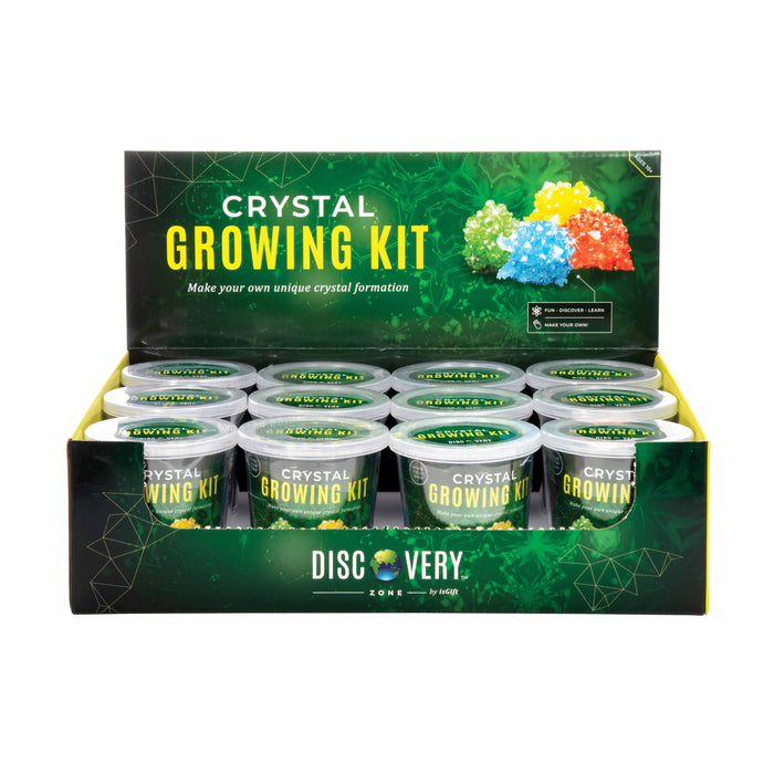 Discovery Zone Crystal Growing Kit CDU 12pcs Assorted