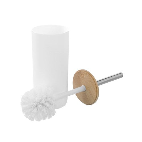 Boxsweden Toilet Brush With Holder Stainless Steel & Bamboo | Modern Bathroom Brush Australia