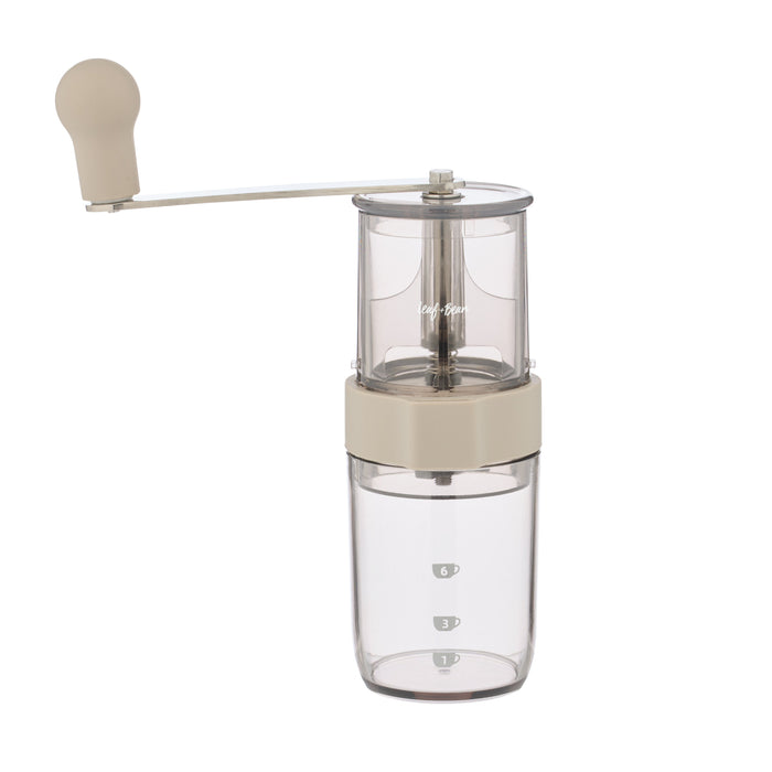 Leaf & Bean Portable Coffee Grinder Taupe