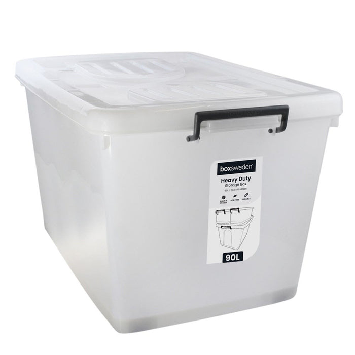 Boxsweden Heavy Duty Storage Box 90L 68.5X48X41Cm
