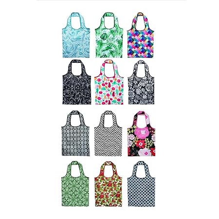 SHOPPING BAG 6 ASST DESIGNS (CDU 24)