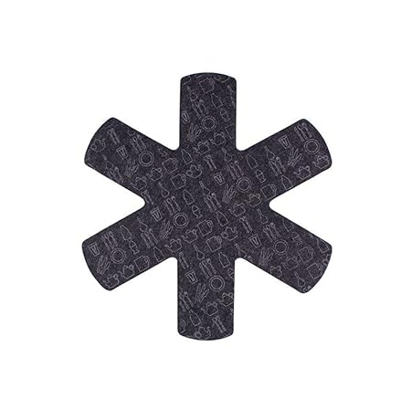 POT & PAN PROTECTORS SET 2 CHARCOAL GREY
