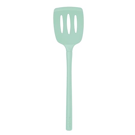 FLEX-CORE ALL SILICONE SLOTTED TURNER LIGHT AQUA