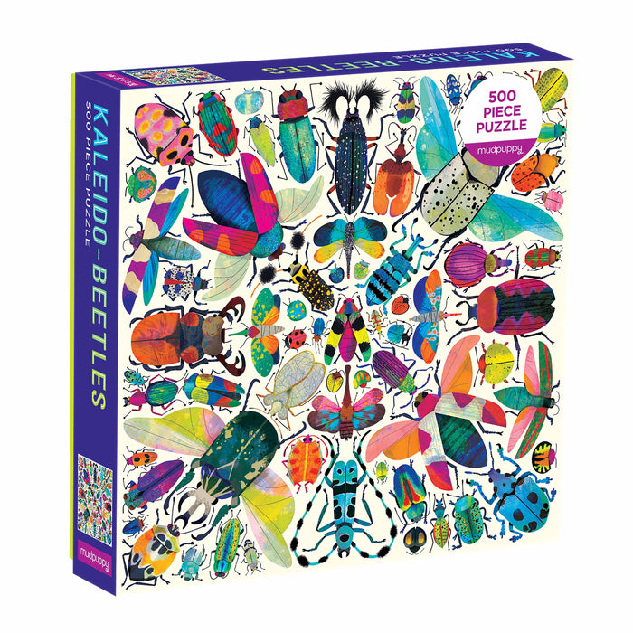 Mudpuppy Kaleido-Beetles Family Puzzle - 500pcs Multi-Coloured