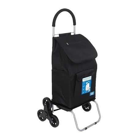 Handy Trolley with Climbing Wheels - Black