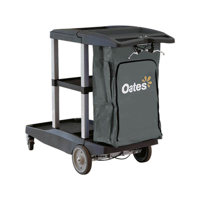 Oates JC-3000ZXDM Plat Jan Cart Deadman Brakes