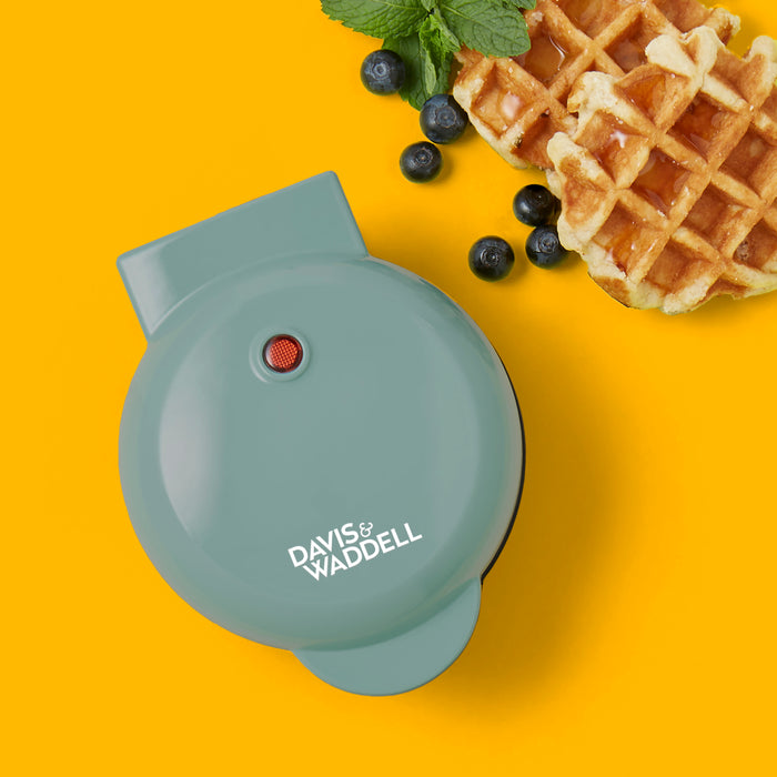 Davis & Waddell Electric Mini Waffle Maker Green