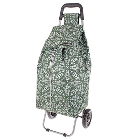 "SPRINT" SHOPPING TROLLEY BOHEMIAN GREEN