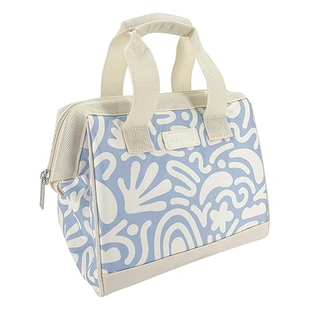 INS. STYLE 34 LUNCH BAG BLUE SQUIGGLES