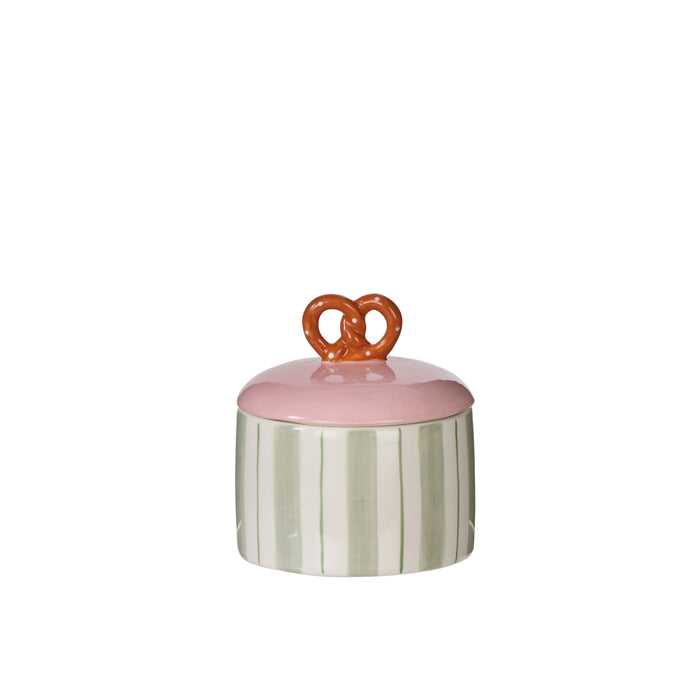 Emporium Pierre Pretzel Stripe Cannister Multi Coloured