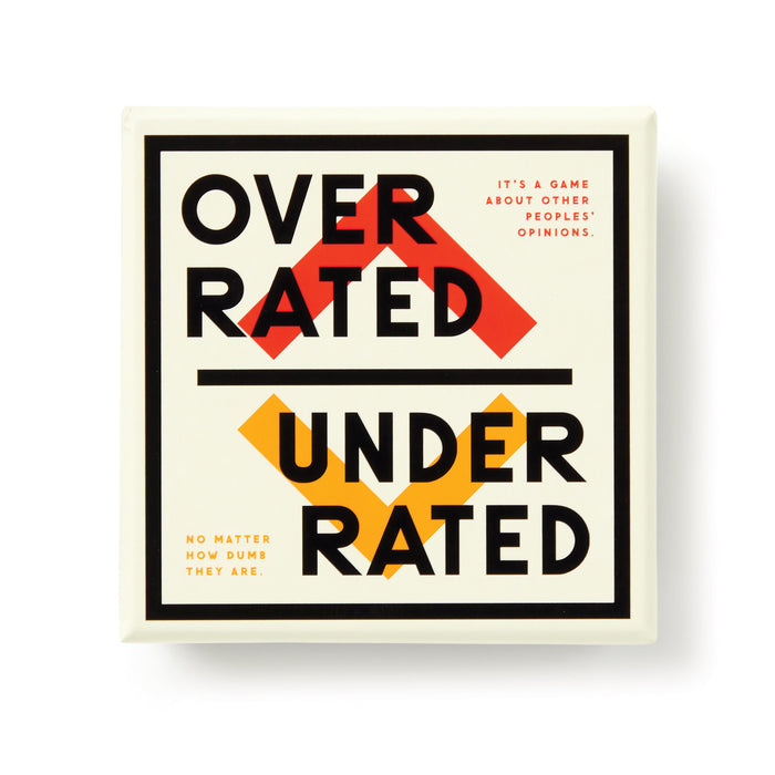 Brass Monkey Overrated & Underrated Social Game Multi-Coloured