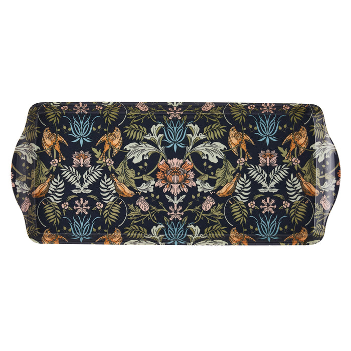 Ulster Weavers Finch & Flower Small Tray Navy