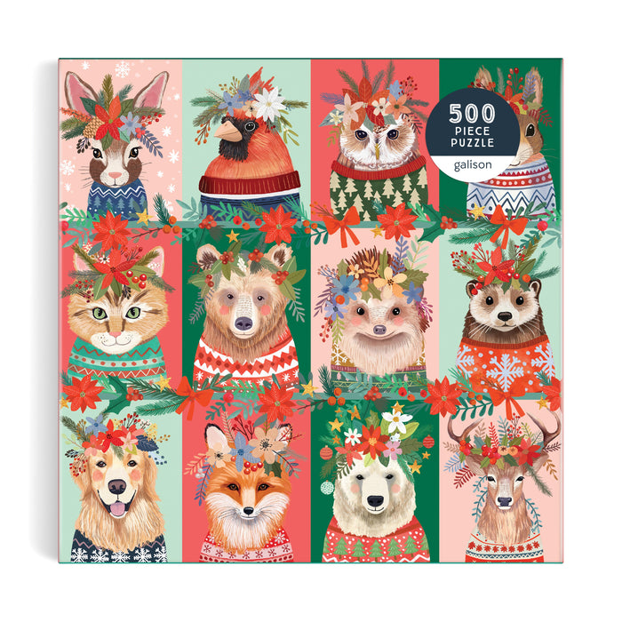 Galison Furry And Bright Puzzle 500pcs Multi-Coloured