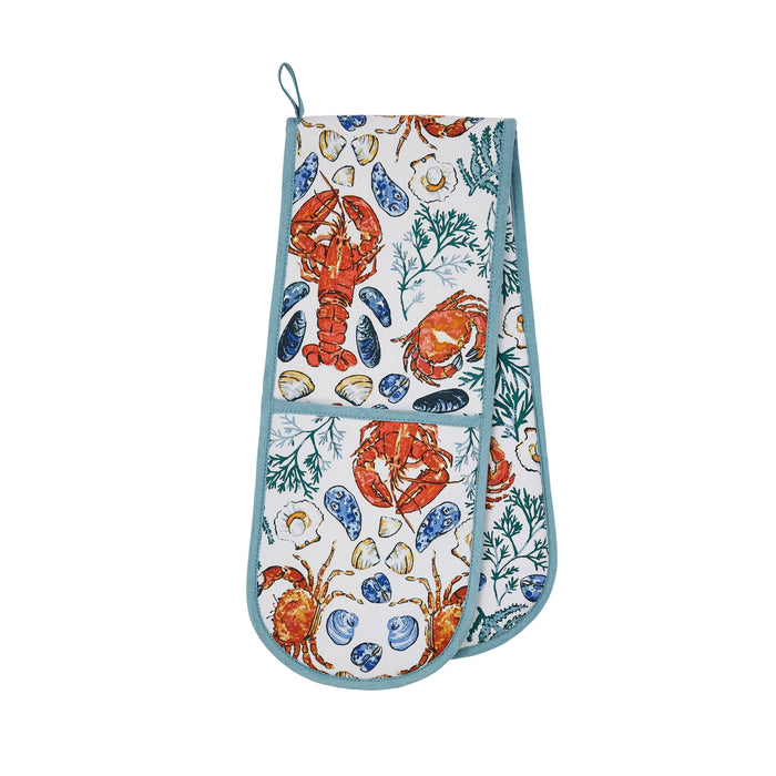 Ulster Weavers Shellfish Double Oven Glove Multi-Coloured