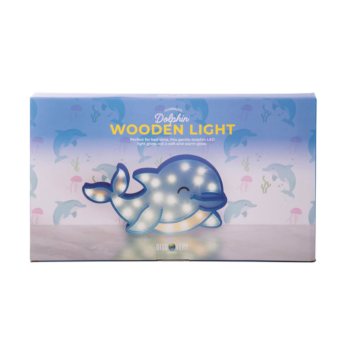 Discovery Zone Wooden Light-Dolphin Blue
