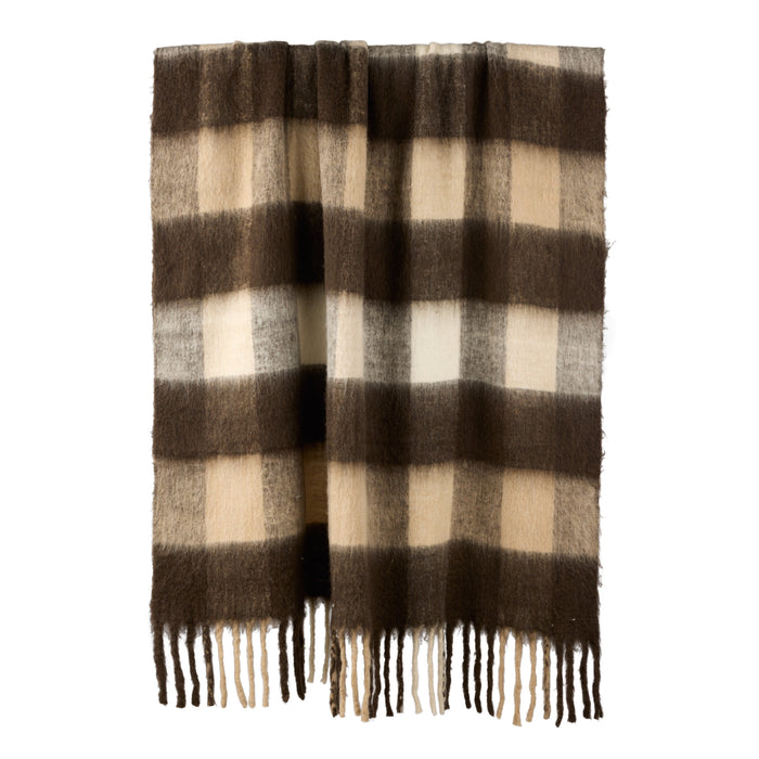 Amalfi Morgan Wool Blend Woven Throw Multi-Coloured