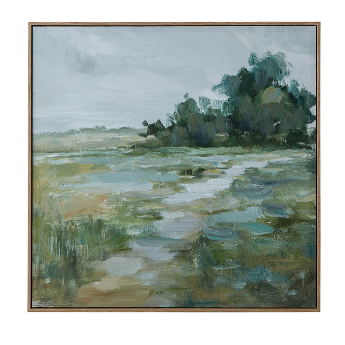 Amalfi Rural Landscape Wall Art Multi-Coloured