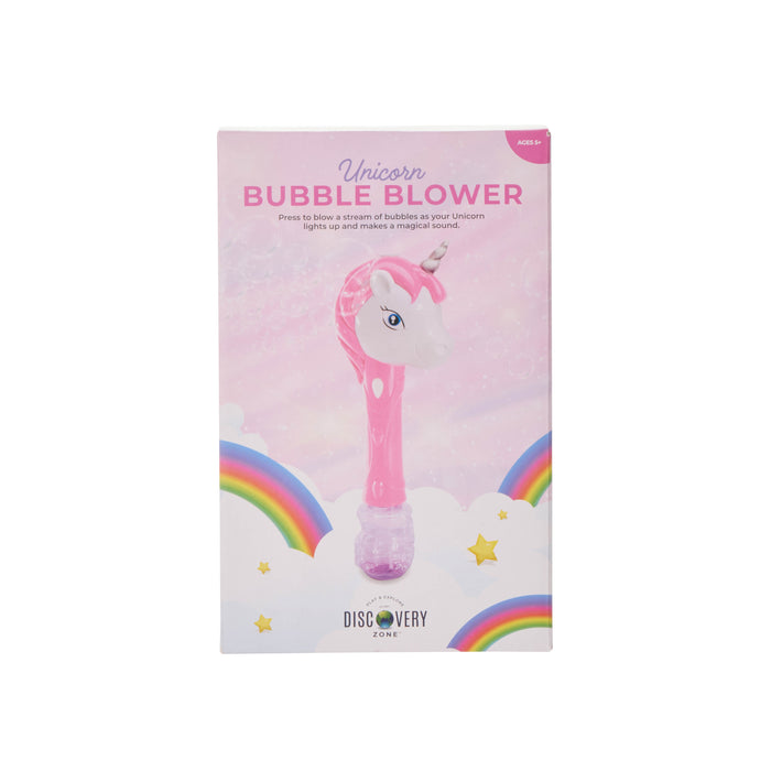 Discovery Zone Unicorn Fantasy Bubble Blower White