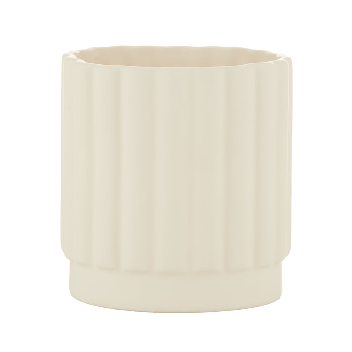 Rogue Agra Ribbed Planter Cream