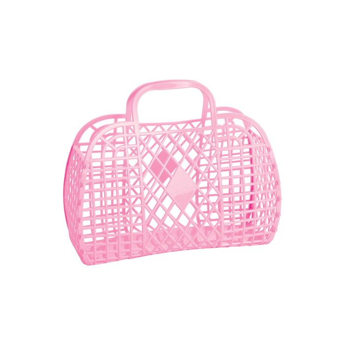 Sun Jellies Retro Basket Small Pink