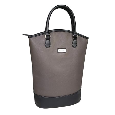 INS. TWO BOTTLE WINE TOTE CHARCOAL