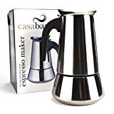 "ROMA" 10 CUP S/S ESPRESSO MAKER