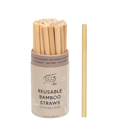 Eco Basics Reusable Bamboo Straws - Single