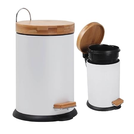 Eco Basics Rubbish Bin 3L - White