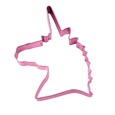 UNICORN HEAD 12CM PINK