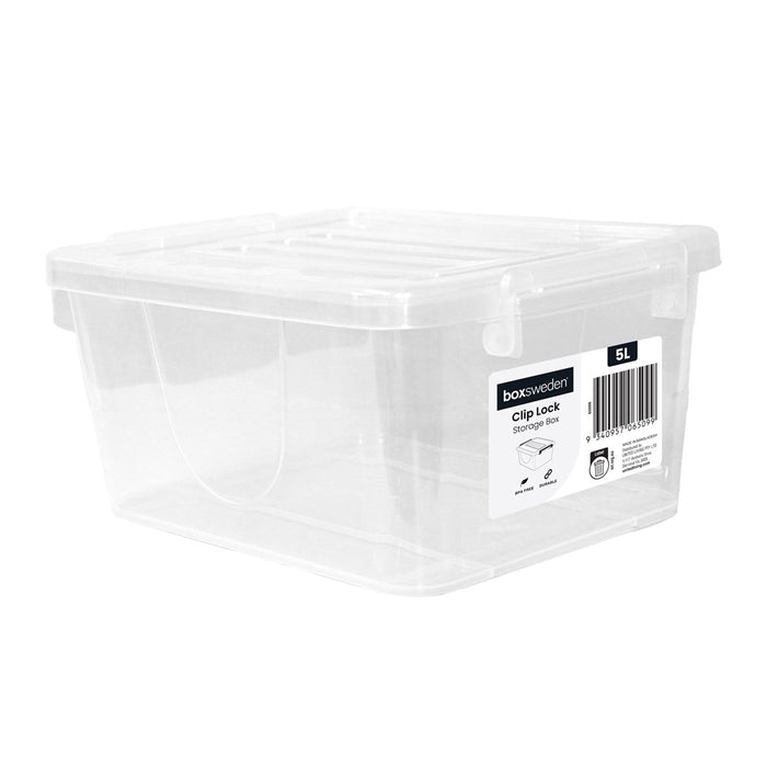 Boxsweden Storage Box 5L Clear