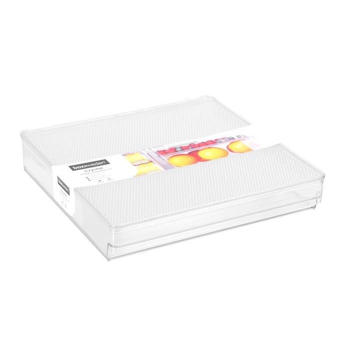 Lemon & Lime CRYSTAL FRIDGE TRAY W/LID 30X30X5.5CM