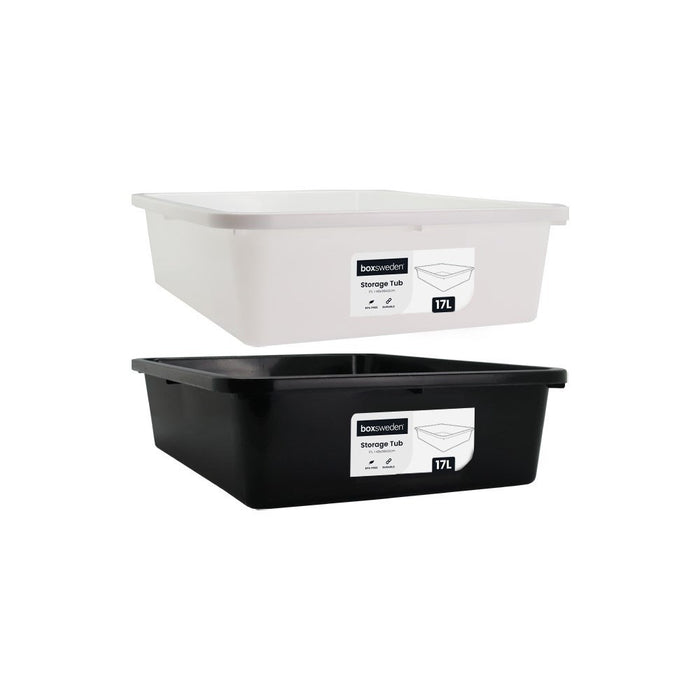 Boxsweden Heavy Duty Storage Tray 17L 48X38X12Cm