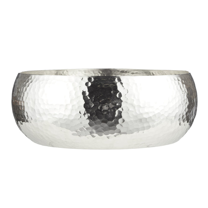 Rogue Pali Metal Bowl Planter Medium Silver