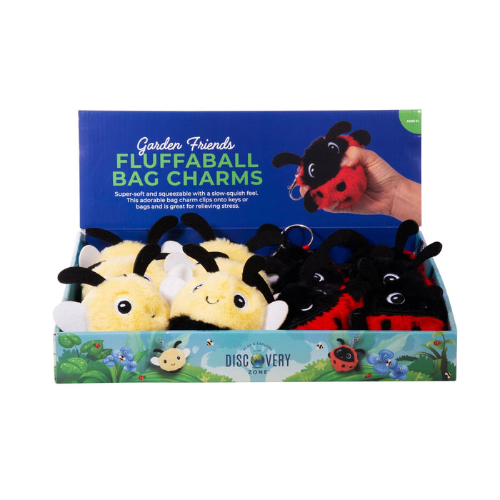 Discovery Zone Fluffaballs Bag Charm - Garden Friends
