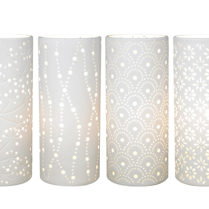 Amalfi Samara Porcelain Lamp 4pcs Set/4 Assorted