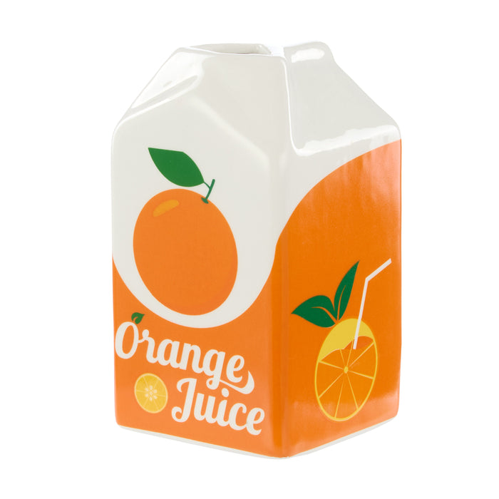 Emporium Lewis Orange Juice Carton Vessel Orange Multi-Coloured