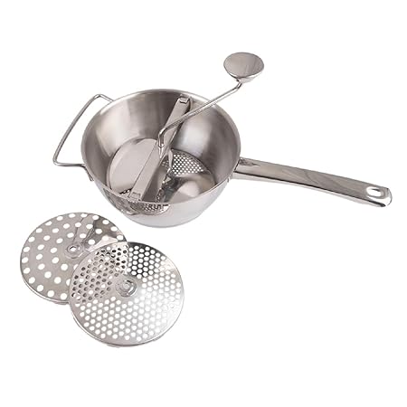 S/S FOOD MILL 20CM DIA W/3 DISCS
