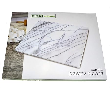 GREY MARBLE PASTRY BOARD 40 X 30CM