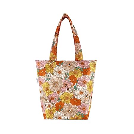 INS. MARKET TOTE RETRO FLORAL