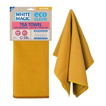 Tea Towel Single Mustard