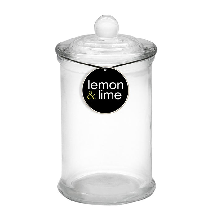 Lemon & Lime GLASS MULTIPURPOSE JAR 370ML 14.5X8CM