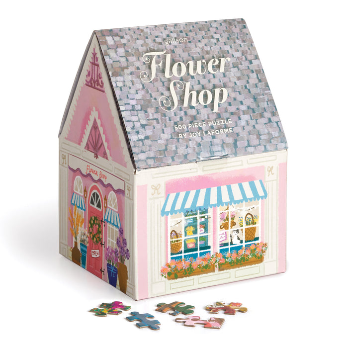 Galison Joy Laforme Flower Shop 500pc Puzzle Multi-Coloured