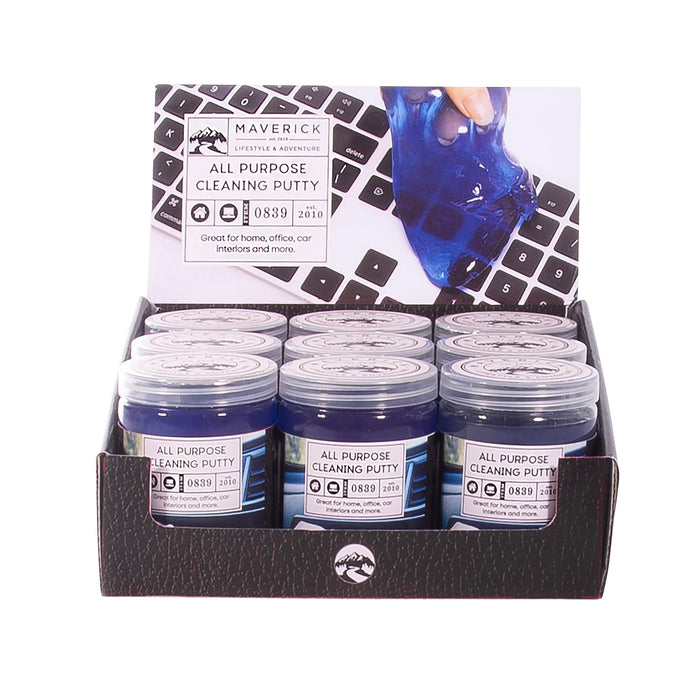 Maverick All Purpose Cleaning Putty CDU 9pcs Multi-Coloured