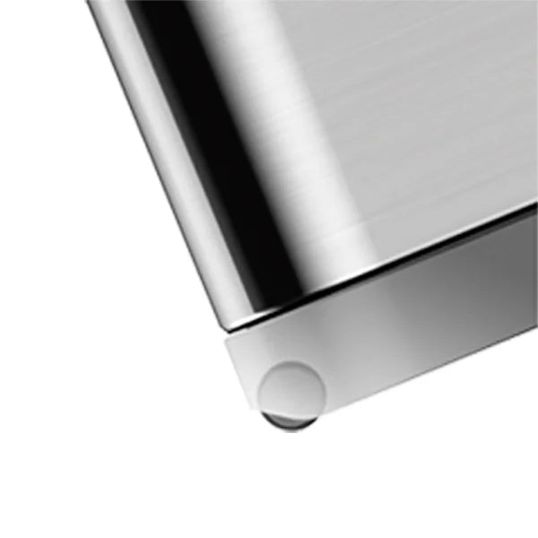 30L "EKO" BRAND step bin, two-wings open lid, S/S in brushed fingerprint proof, soft close