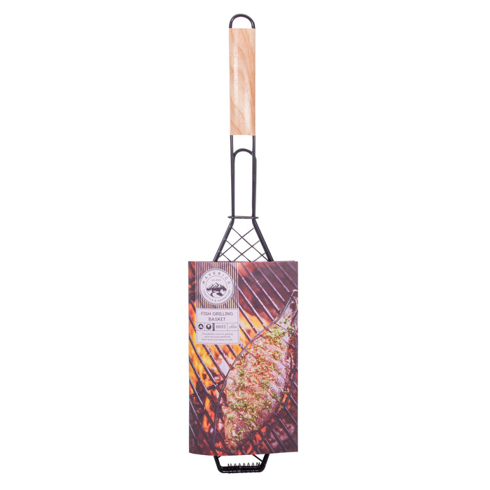 Maverick Flinders Fish Grilling Basket Black