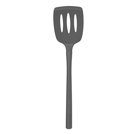 FLEX-CORE ALL SILICONE SLOTTED TURNER CHARCOAL