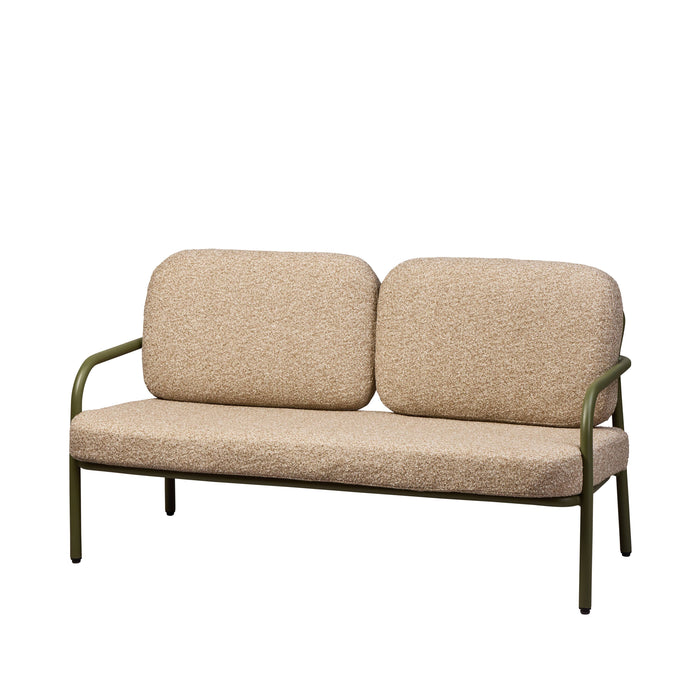 Amalfi Flint Outdoor Sofa Green & Taupe